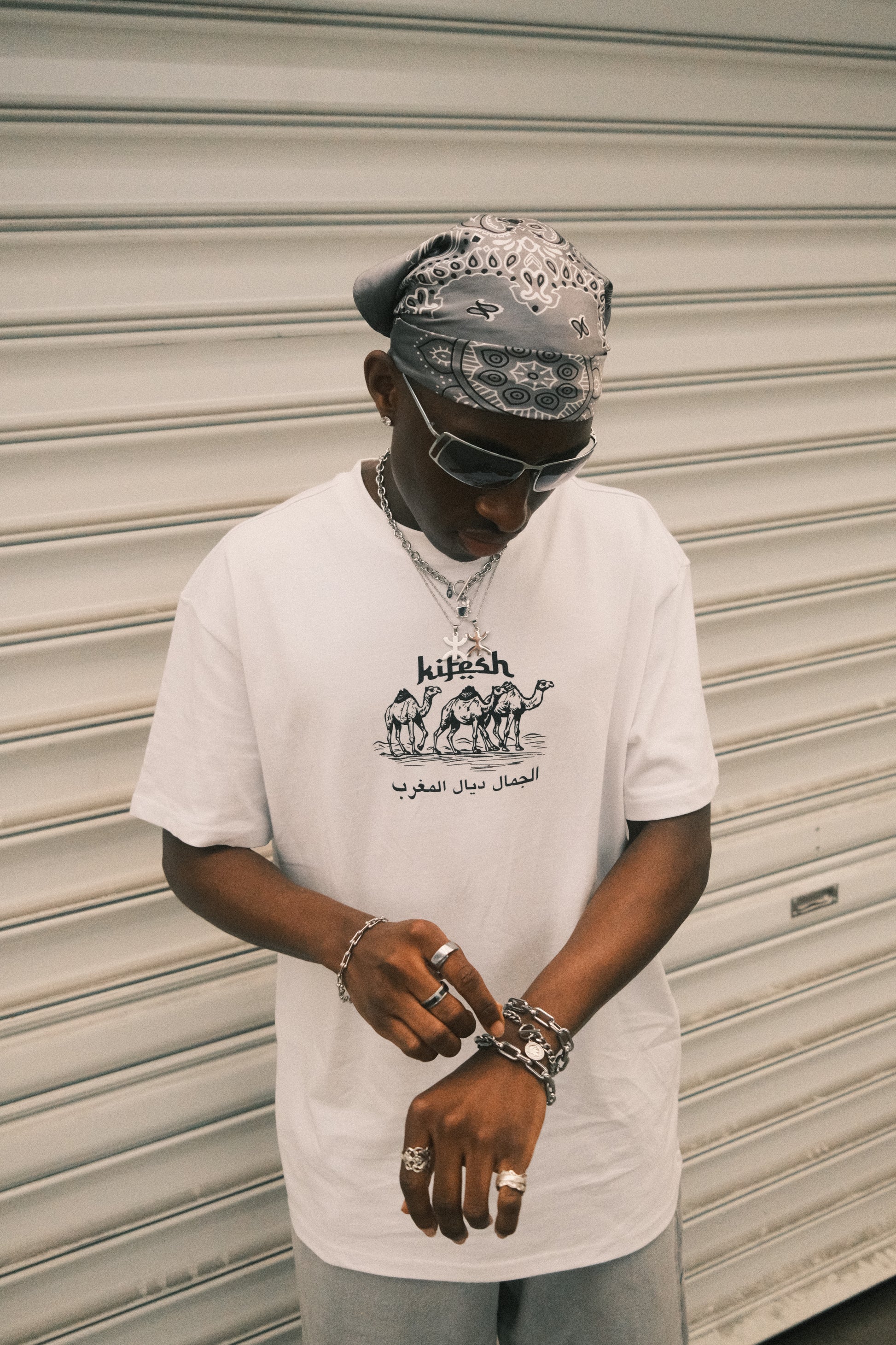 Kifesh camel tee (oversized fit)