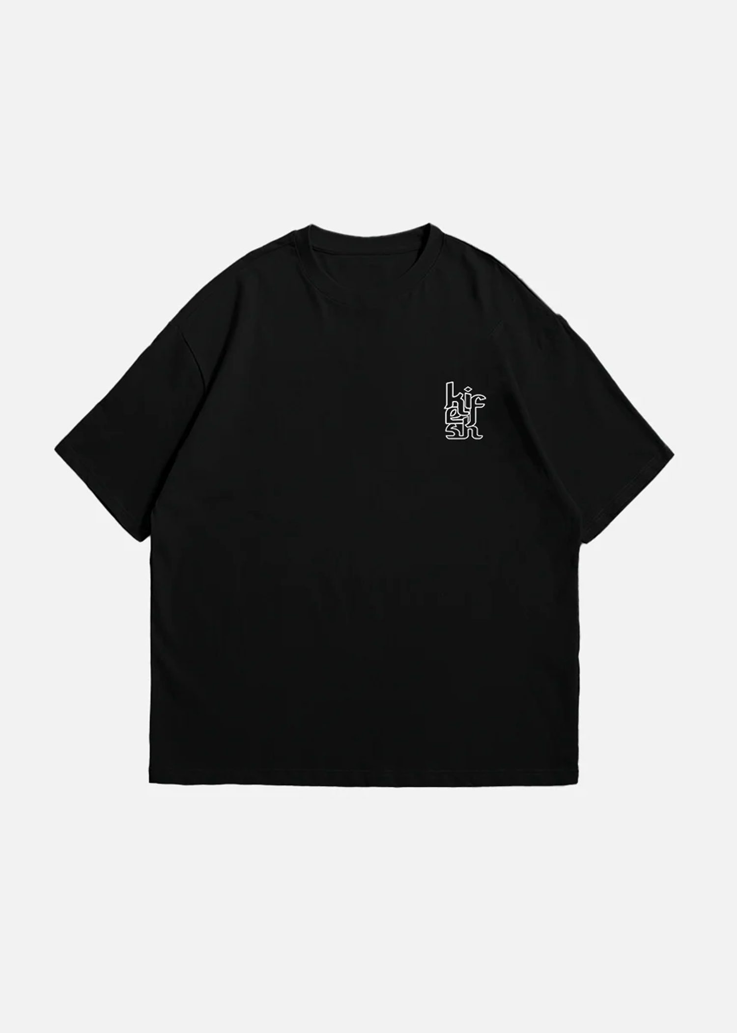 Kifesh double logo tee (oversized fit)