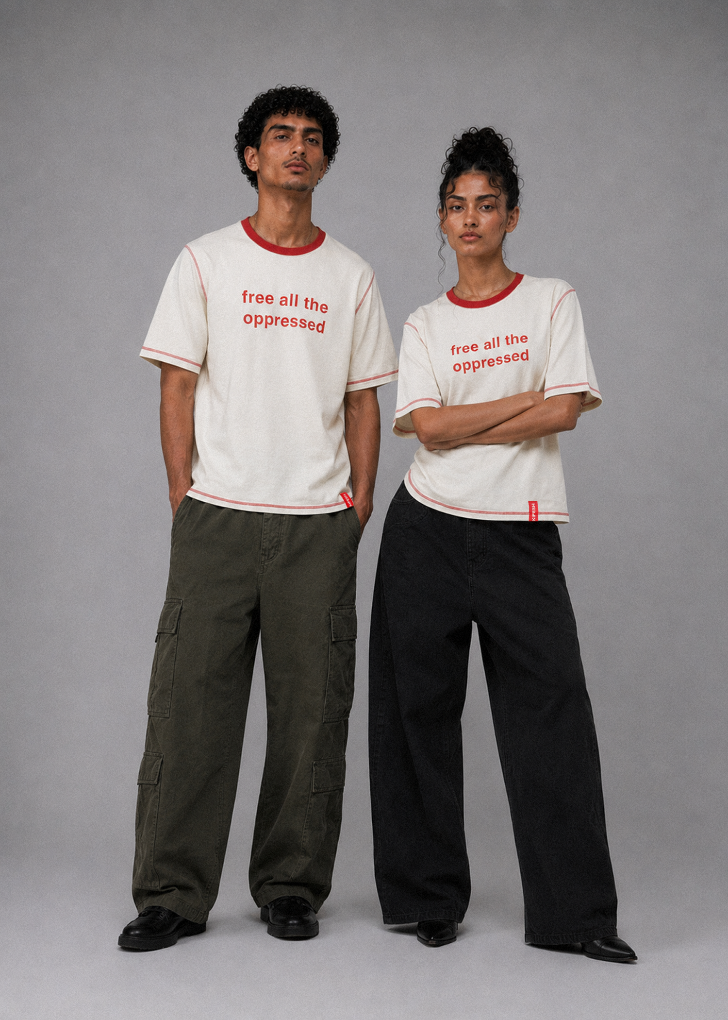 kifesh free all the oppressed tshirt