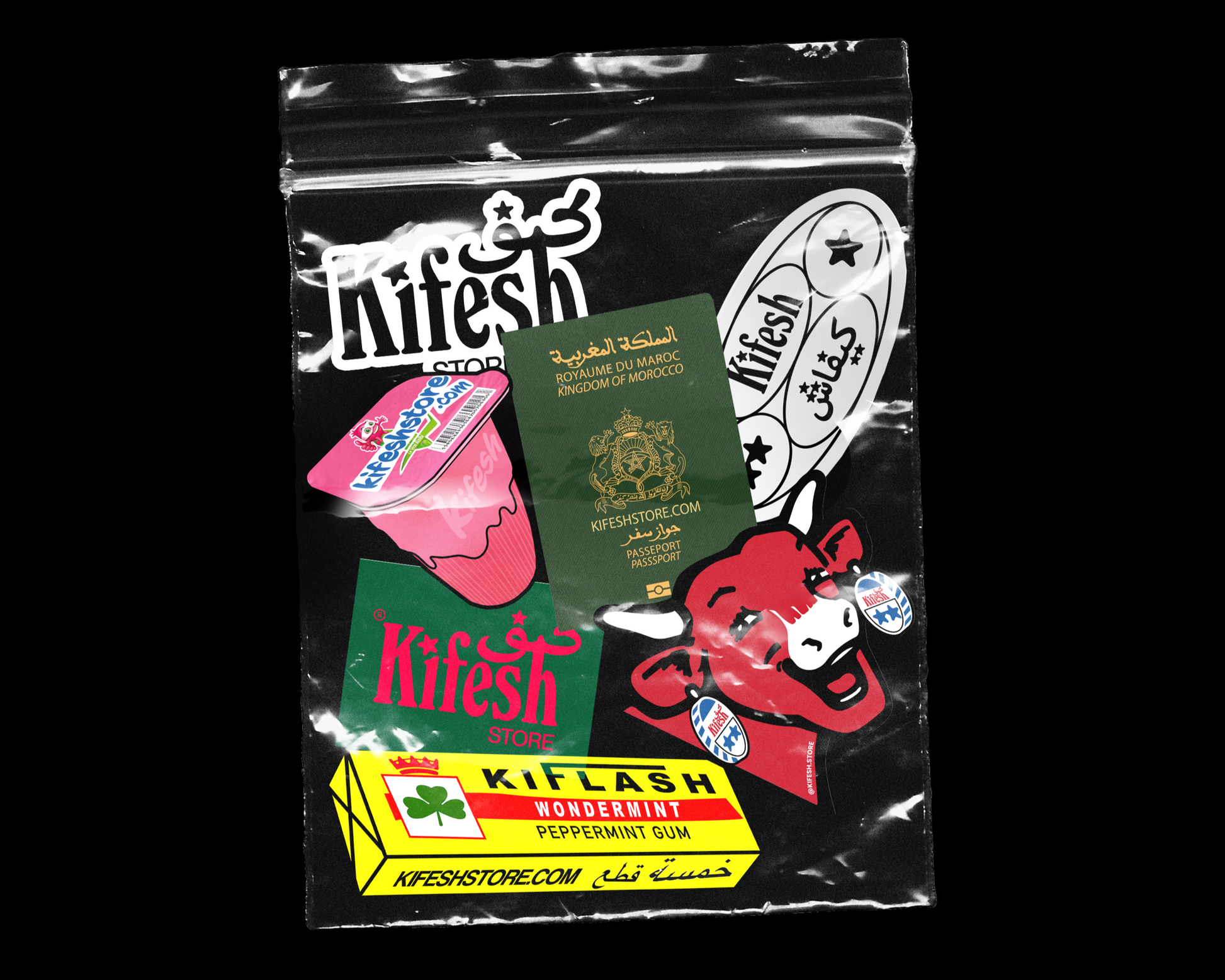Kifesh sticker pack